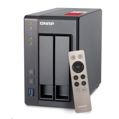 QNAP TS-251+-8G (4C/Celeron J1900/2.0-2.42GHz/2GBRAM/2xSATA/2xGbE/2xUSB2.0/2xUSB3.0/1xHDMI)