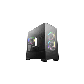 BAZAR - DEEPCOOL Case CG380 3F, mATX, ARGB, Průhledná bočnice, 3x120mm Fan, černá - Rozbaleno (Komplet)