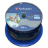 VERBATIM BD-R SL Datalife (50-pack)Blu-Ray/Spindle/6x/25GB Wide Printable