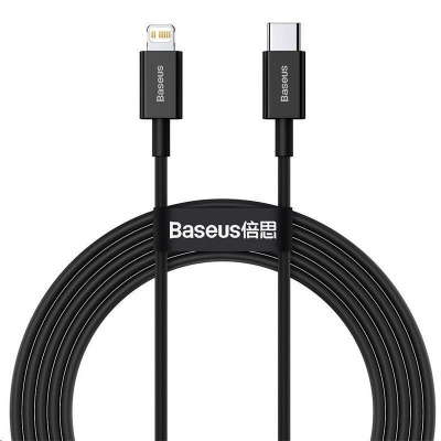 Rýchlonabíjací kábel Baseus Superior Series Type-C/Lightning 20W 1m Black