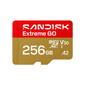 SanDisk micro SDXC karta 256GB Extreme GO (240 MB/s , UHS-I U3 V30)