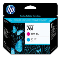 HP 761 Cyan + Magenta DJ Printhead, CH646A