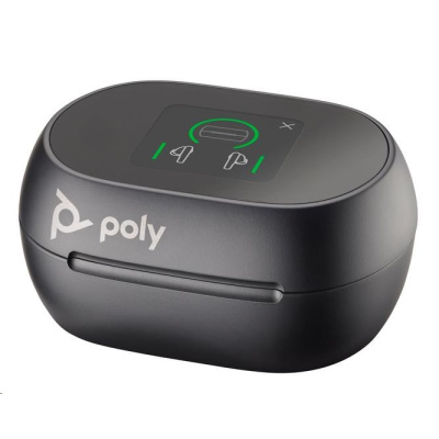Poly Voyager Free 60+ UC Black Touchscreen Charge Case for BT700 USB-C Adapter