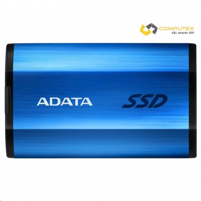 ADATA External SSD 1TB SE800 USB 3.2 Gen2 type C modrá