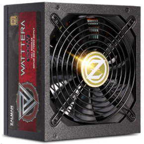 Napájací zdroj ZALMAN WATTTERA ZM1200-EBTII - 1200W 80+ Gold, 13,5cm ventilátor, modulárny