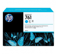 HP 761 Cyan DJ Ink Cart, 400 ml, CM994A