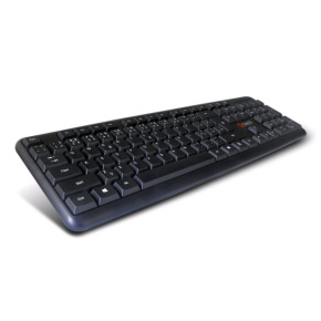 BAZAR - C-TECH klávesnice KB-102 USB, slim, black, CZ/SK - bez krabice