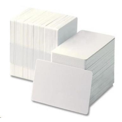 Identifikačné karty Zebra Premier Plus - 5x100ks - biele - polyvinylchlorid (PVC)