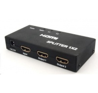 PREMIUMCORD HDMI splitter 1-2 porty kovový s napájaním, 4K, FULL HD, 3D