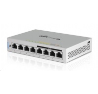 UBNT UniFi Switch US-8-60W [8xGigabit, 4 porty s PoE+ 60W 802.3af, neblokujúce 8Gbps]