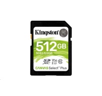 Kingston 512GB SecureDigital Canvas Select Plus (SDC) 100R 85W Class 10 UHS-I