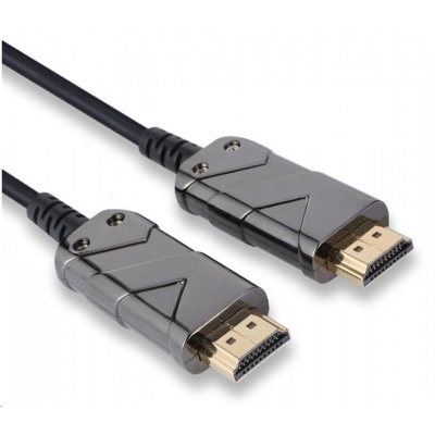 PREMIUMCORD Ultra High Speed HDMI 2.1 optický fiber kabel 8K@60Hz,zlacené 50m