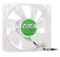 EVOLVEO 14L1RD ventilátor 140mm, 4 LED červené, 3pin