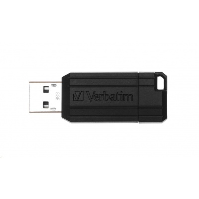 VERBATIM Flash disk 8 GB Store 'n' Go PinStripe, čierny