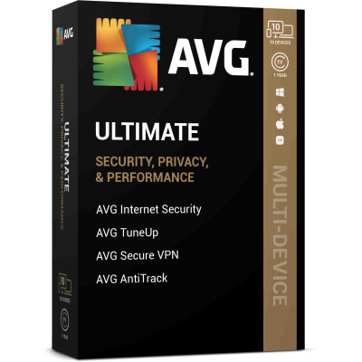 _Nový AVG Ultimate (viac zariadení, max. 10 pripojených počítačov ) počas 1 roka
