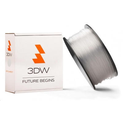 3DW - ABS filament pre 3D tlačiarne, priemer struny 2,9mm, farba transparent, váha 1kg, teplota tisku 220-250°C