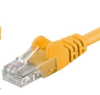 PREMIUMCORD Patch kábel UTP RJ45-RJ45 CAT5e 1.5 m žltá