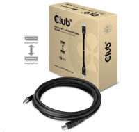 BAZAR - Club3D Kabel certifikovaný DisplayPort 1.4, HBR3, 8K60Hz (M/M), 5m, 28 AWG - Rozbaleno (Komplet)