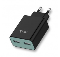 nabíjačka iTec USB Power 2 Port 2.4A - USB nabíjačka - čierna