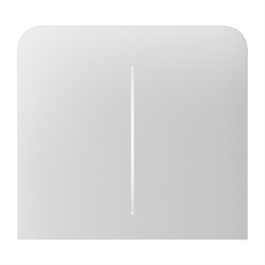 Ajax  SideButton (2-gang) vertical - Boční dvou tlačítko, vertikální instalace, bílá