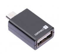 CONNECT IT Redukcia USB 2.0 A - Micro B OTG (F/M, kompatibilný s On The Go)