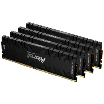DIMM DDR4 128GB 2666MT/s CL15 (Kit of 4) KINGSTON FURY Renegade Black