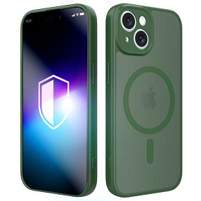 3mk ochranný kryt Misty MagCase Green pro Apple iPhone 14 3mk ochranný kryt Misty MagCase Green pro Apple iPhone 14