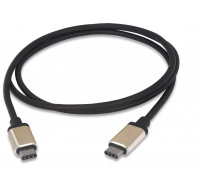 Kábel USB PREMIUMCORD 3.1 konektor C/male - USB 3.1 C/male, 0,5 m hliníkové konektory