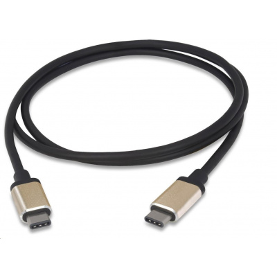 Kábel USB PREMIUMCORD 3.1 konektor C/male - USB 3.1 C/male, 0,5 m hliníkové konektory