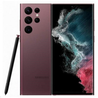 Samsung Galaxy S22 Ultra (S908), 12/512 GB, 5G, DS, vínovo červená