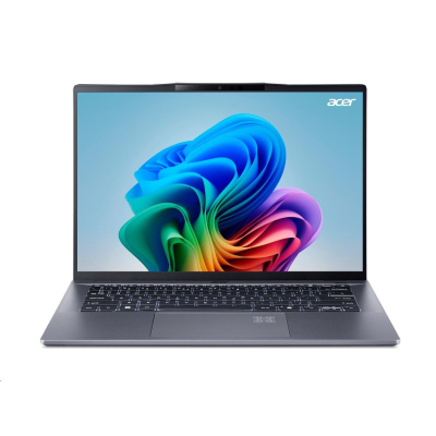 ACER NTB Swift Go 14 AI (SFG14-01-X2KK),Snapdragon XPlus X1P,14.5"WUXGA,16GB,1024GB SSD,Qualcomm Adreno,Win11H,Gray