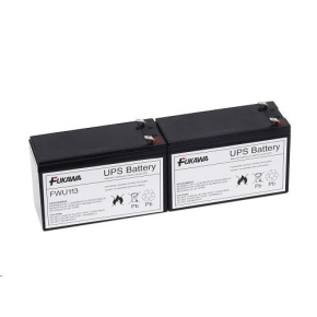 Batérie - FUKAWA FWU-113 sada batérií pre APCRBC113 (12V/7Ah, 2ks)