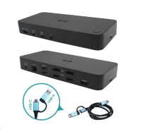 iTec USB 3.0 / USB-C / Thunderbolt, 3x 4K dokovacia stanica + Power Delivery 100W