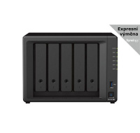 Synology DS1522+ DiskStation (2C/RyzenR1600/2,6GHz/8GBRAM/5xSATA/2xM.2/2xUSB3.0/2xSATA/4xGbE/1xPCIe)