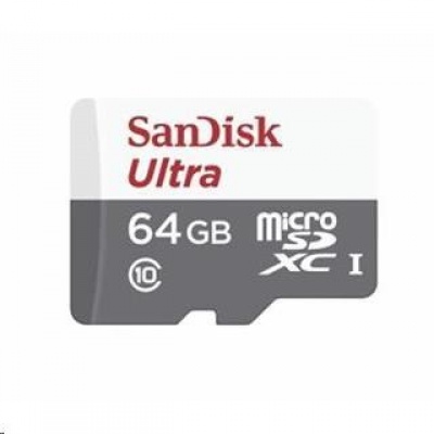 Sandisk MicroSDXC 64GB Ultra (80 MB/s, Class 10 UHS-I, Android)