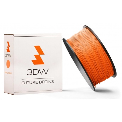 3DW ARMOR - PLA filament, priemer 1,75 mm, 500 g, oranžový, teplota tlače 190-210 °C