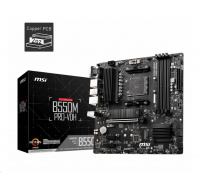 MSI MB Sc AM4 B550M PRO-VDH, AMD B550, 4xDDR4, 1xDP, 1xHDMI, 1xVGA, mATX