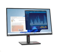 LENOVO LCD ThinkVision T27p-30-27" IPS,matný,16:9,3840x2160,178/178,6ms,350cd,1300:1,DP,HDMI,PIVOT,VESA,3r