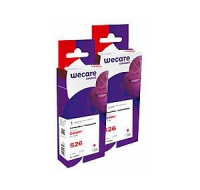 WECARE Armor kazeta pre CANON iP4850 (CLI526M), sada červená, 2x10,5 ml