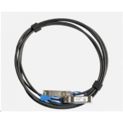 MikroTik XS+DA0001, kábel na priame pripojenie, SFP/SFP+/SFP28, 1/10/25G, 1 m