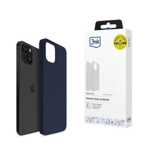3mk ochranný kryt Silicone Case pro Apple iPhone 15 Plus Dark Navy 3mk ochranný kryt Silicone Case pro Apple iPhone 15 Plus Dark Navy