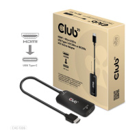 Club3D Adaptér HDMI + Micro USB na USB-C 4K120Hz/8K30Hz, Active Adapter M/F