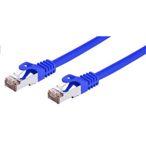 C-TECH kabel patchcord Cat6, FTP, modrý, 0,5m C-TECH kabel patchcord Cat6, FTP, modrý, 0,5m