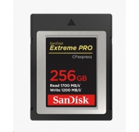 SanDisk Compact Flash 256 GB Express Extreme Pro (R:1700/W:1200 MB/s)