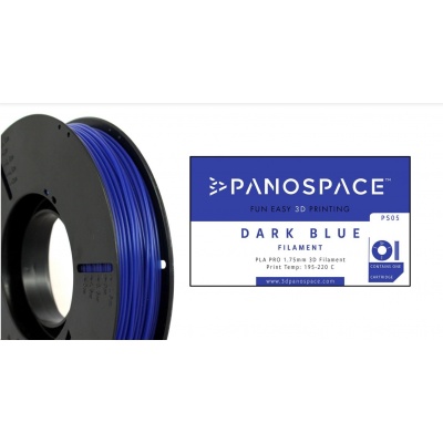 FILAMENT Panospace type: PLA -- 1,75mm, 750 gram per roll - Modrá