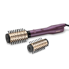 BaByliss Big Hair Dual AS950E fialový horkovzdušný rotační kulmofén, ionizační technologie, 2 teploty BaByliss Big Hair Dual AS950E fialový horkovzdušný rotační kulmofén, ionizační technologie, 2 teploty