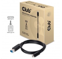 Kábel USB Club3D 3.1 USB Type-C Gen2 na USB Type-B (M/M), 1 m