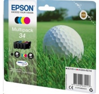 Atrament EPSON Multipack 4-farebný "Golf" 34 DURABrite Ultra Ink