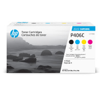 HP - Samsung CLT-P406C 4-pk CYMK Toner Crt (1,500 / 1,000 pages)