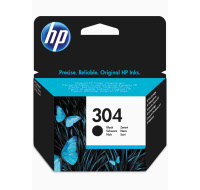 HP 304 Black Ink Cartridge (120 pages)